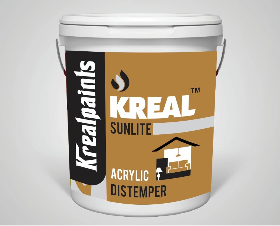 Kreal Sunlite Acrylic Distemper - Kreal Paints