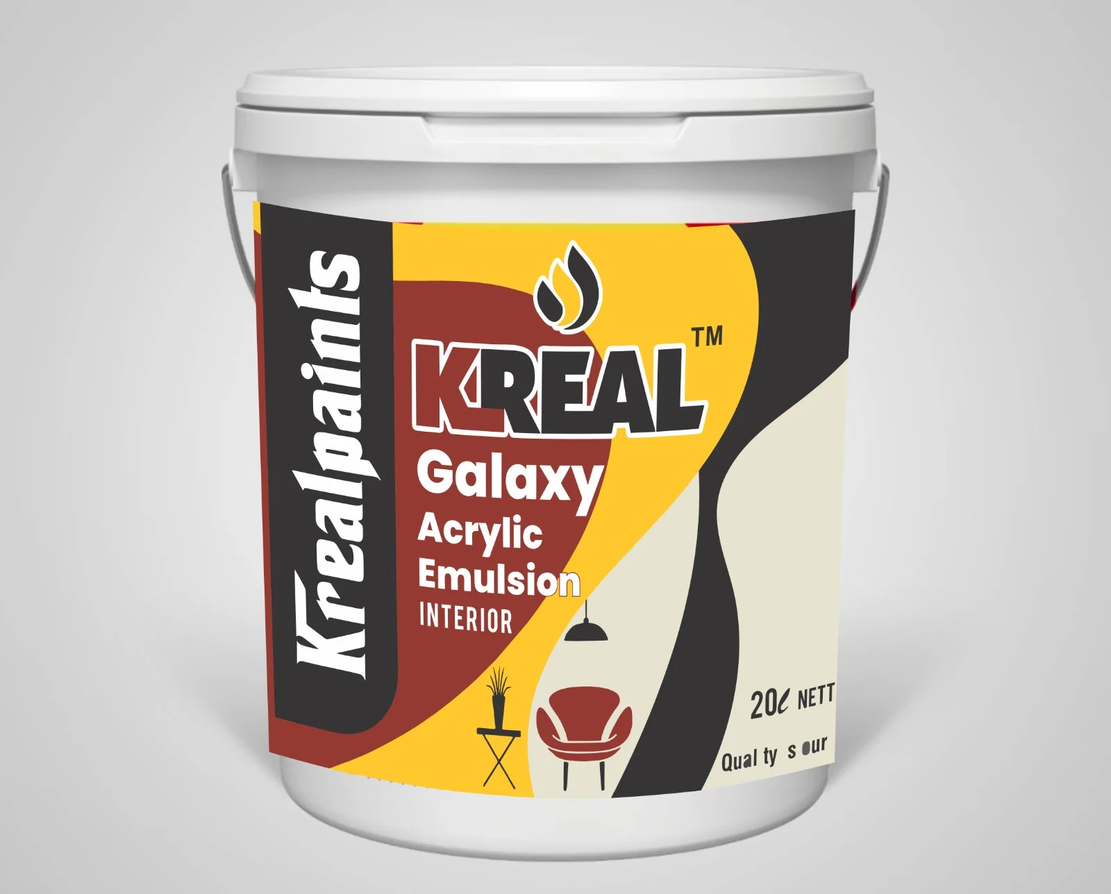 Kreal Galaxy Acrylic Emulsion - Kreal Paints 